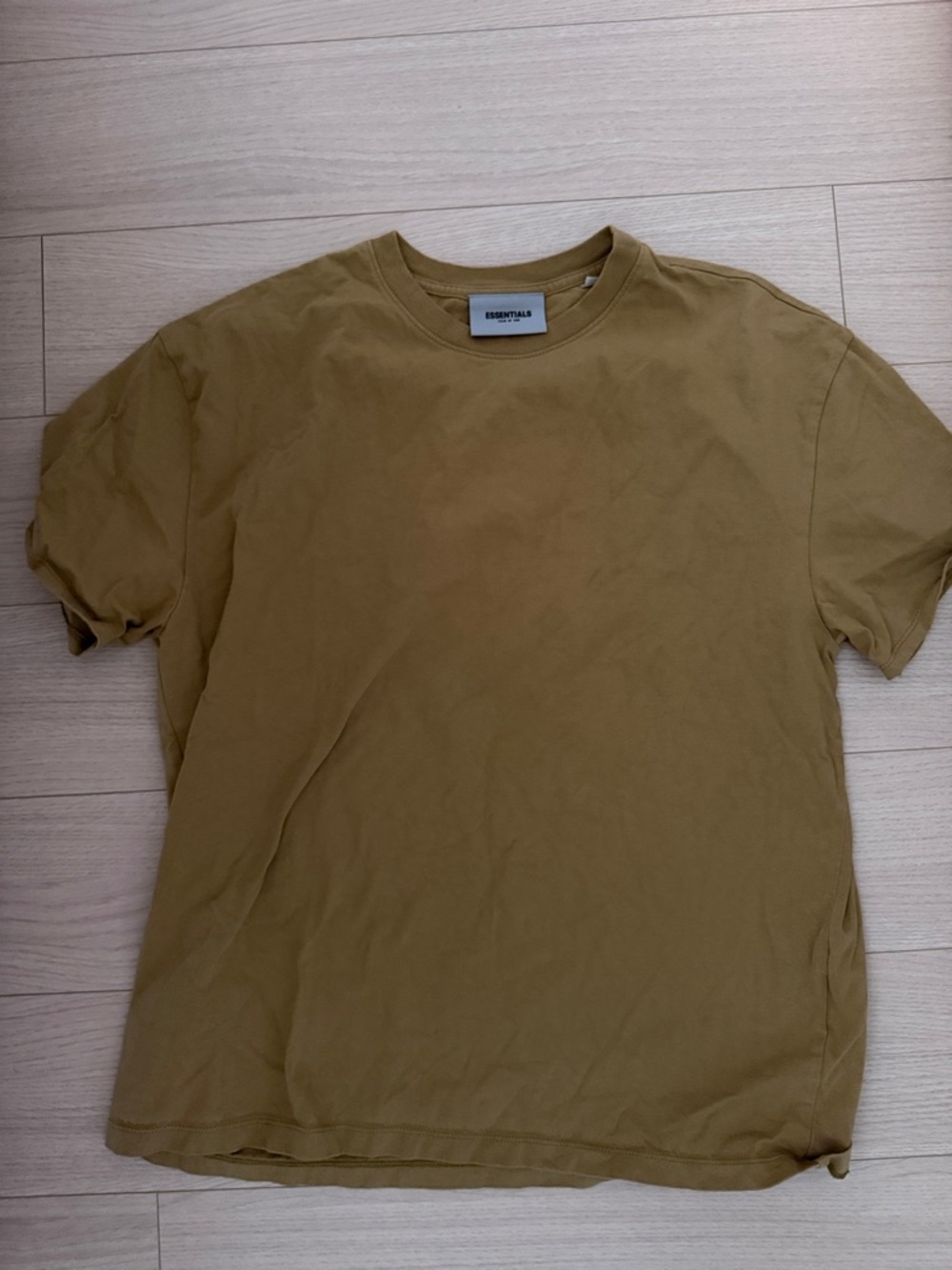 ESSENTIALS Men's Crew Neck T-Shirt - Olive Drab